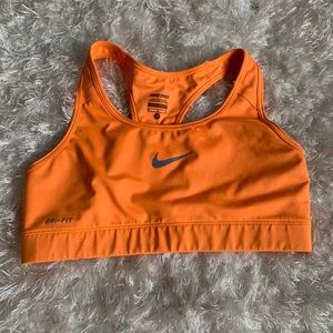 Nike bra neon orange